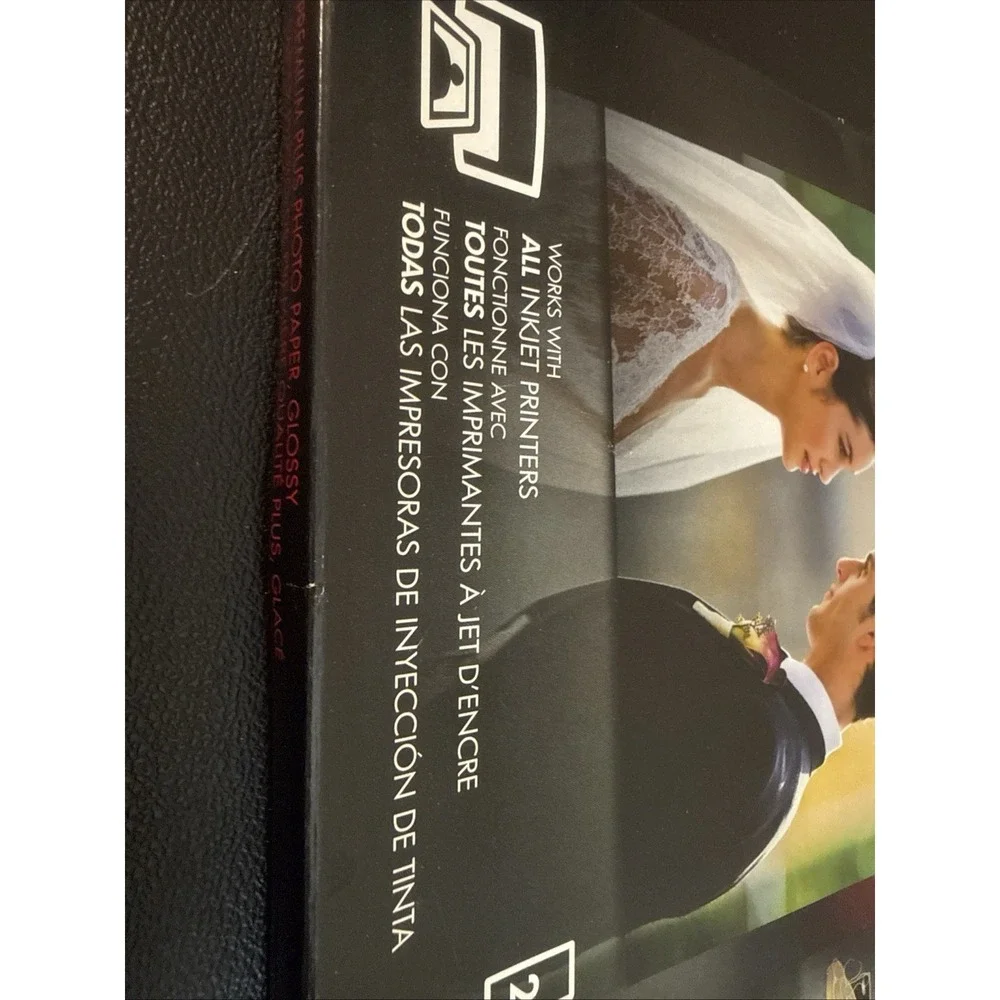 HP Premium Plus Photo Paper Glossy Inkjets 8.5x11 Inches 25 Sheets Sealed